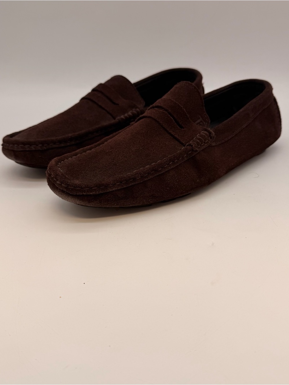 TOD’S Brown Suede Driving Loafers Men’s EU 43 US 10